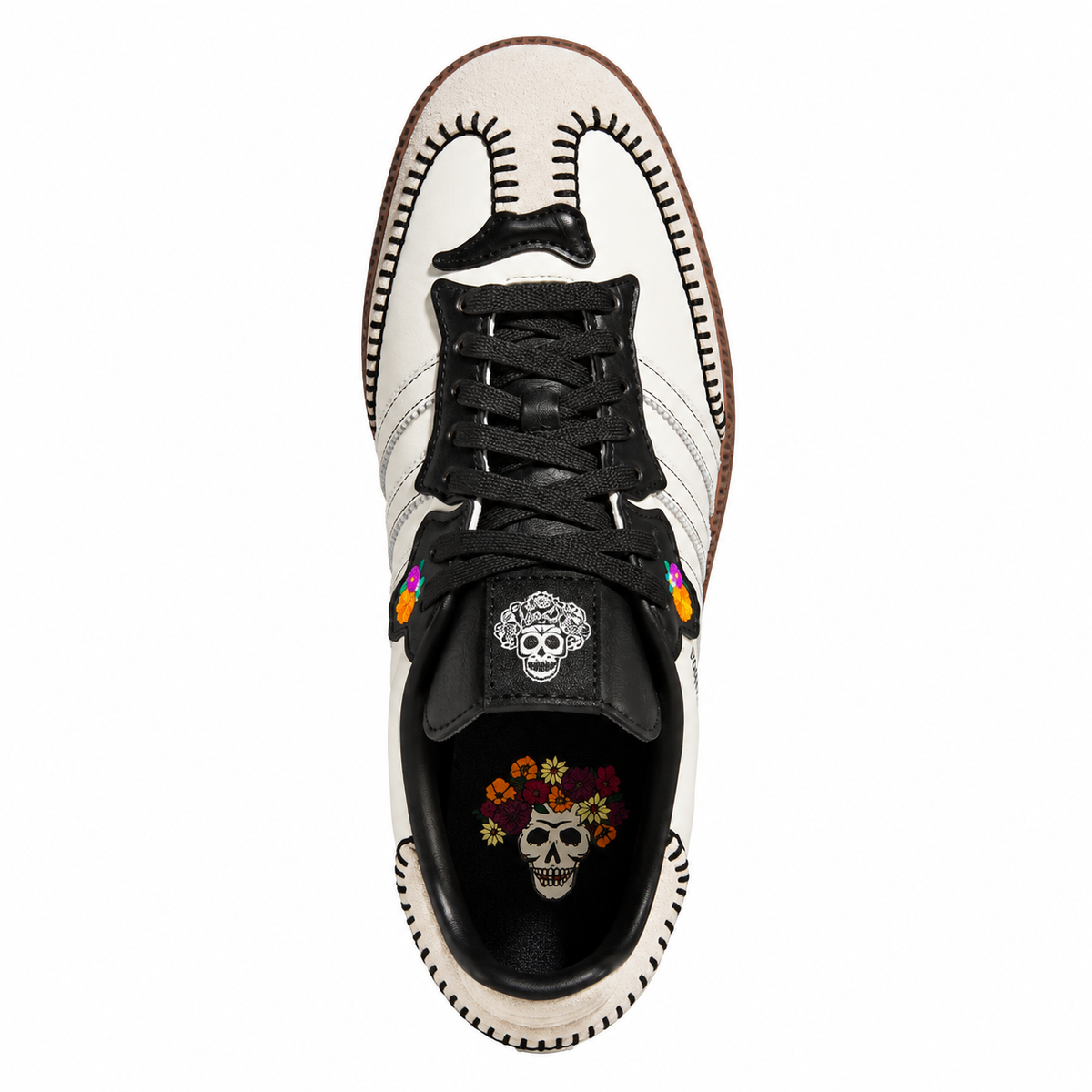 Día de los Muertos Samba – White / Black