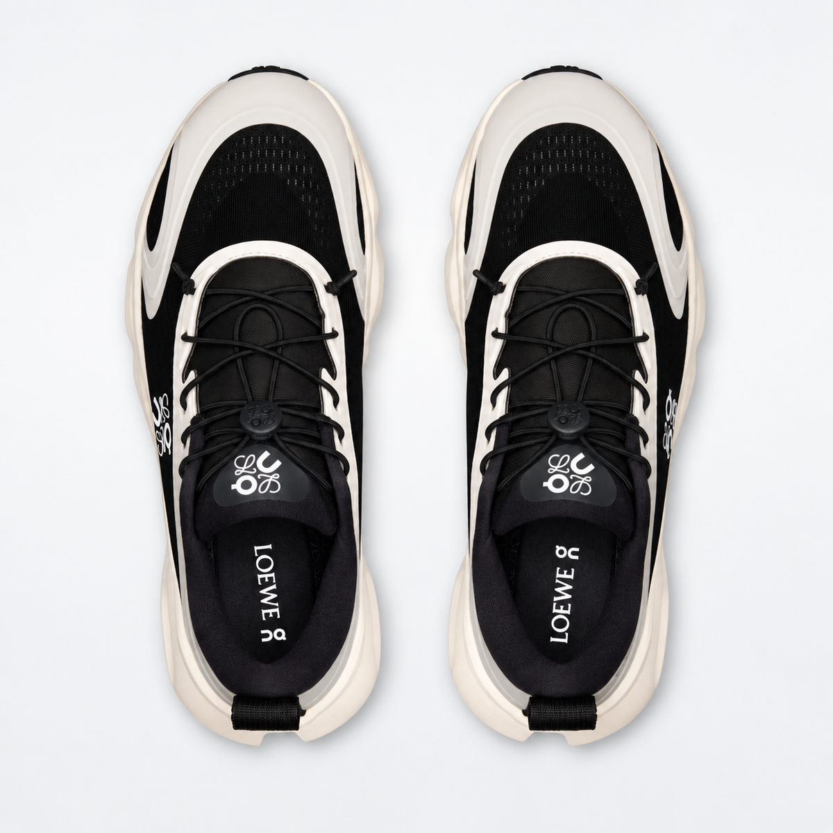LOEWE × On Cloudsolo – Black / White